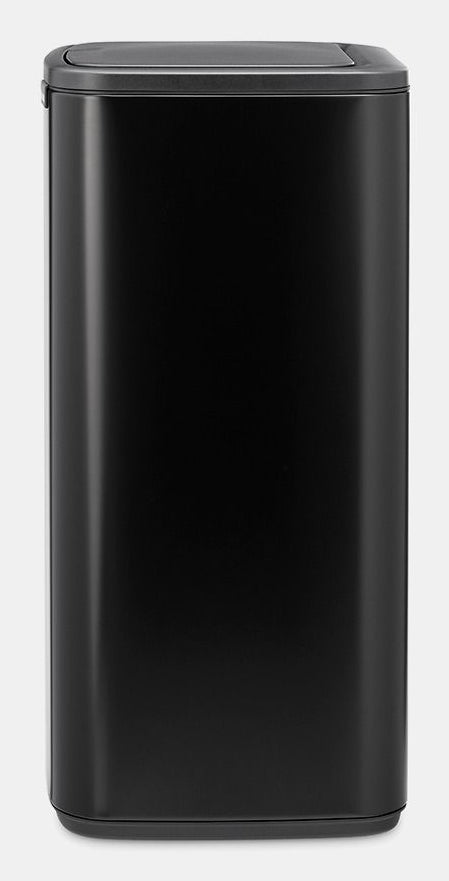 Brabantia Papierkorb – 30 l – Stahl, Schwarz matt – B × H 280 × 650 mm