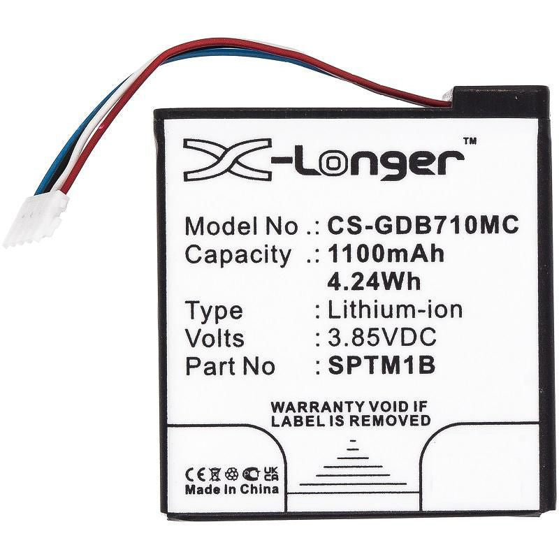 CoreParts SPTM1B Akku – Li‑Ion 3,85 V, 4,7 Wh (1220 mAh) – für GoPro Hero 7 Silver – Schwarz