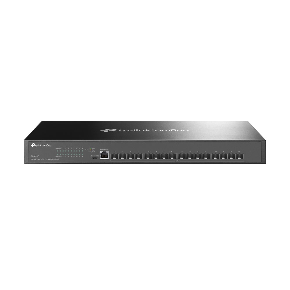 TP-Link SX3016F – Managed Switch – 16×SFP+, L2+/L3, 19" Rack