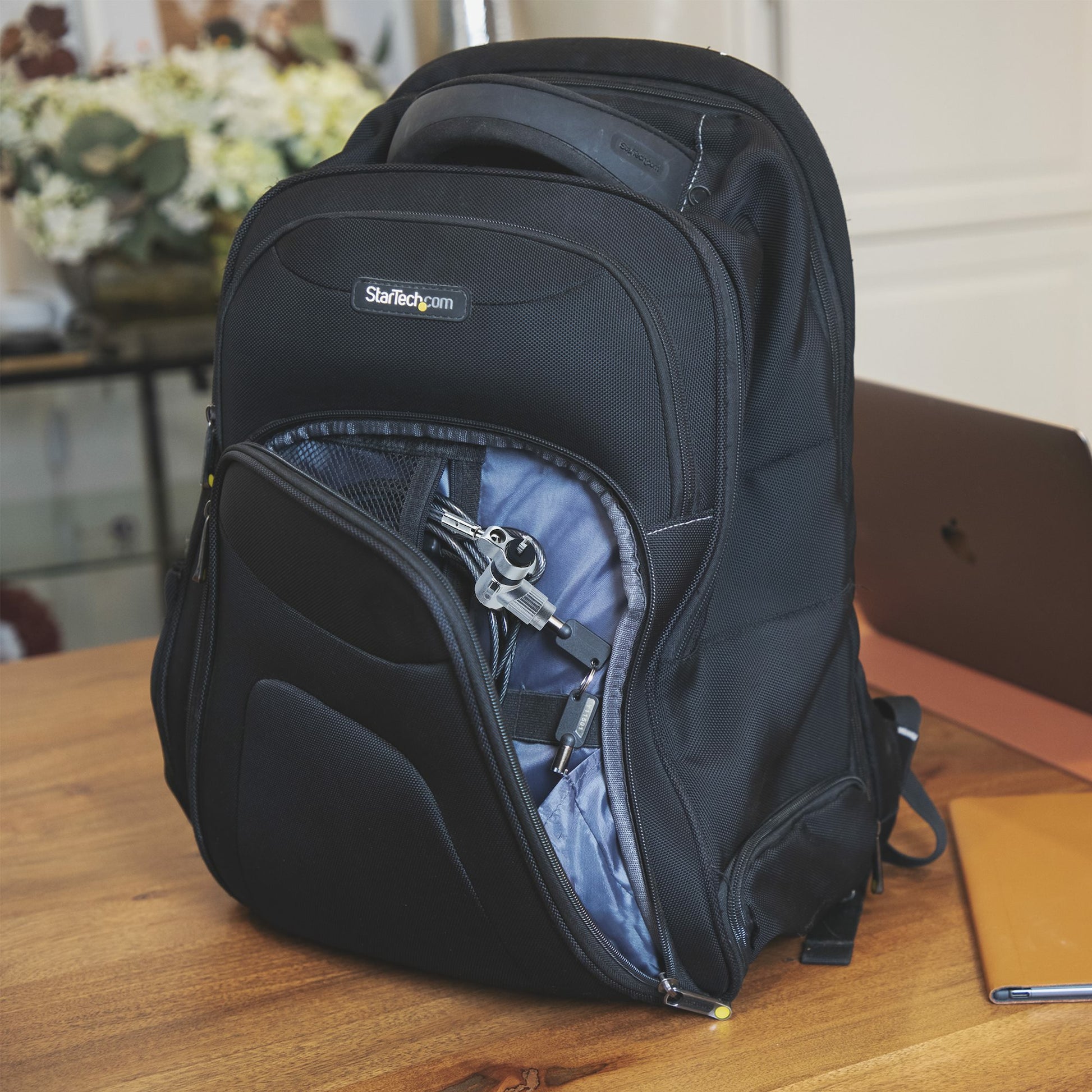 StarTech.com 25er-Pack Laptop-Kabelschloss – für Laptop – Kensington, 2 m, 4,4 mm – Schwarz