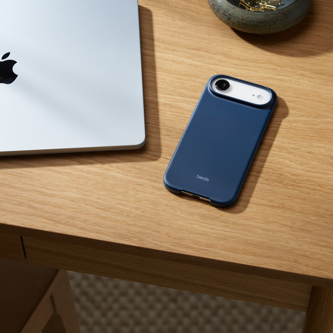 Apple Backcover – für Apple iPhone Air, MagSafe, Mikrofaser+Kunststoff, Bedrock Blue