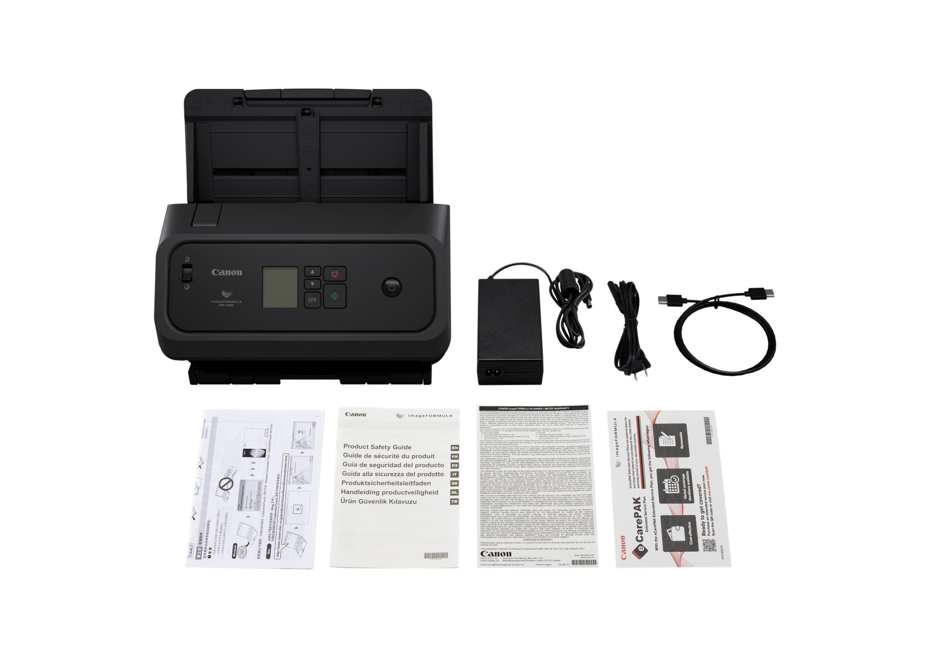 Canon imageFORMULA DR-C350 – Dokumentenscanner, Legal, Duplex, 600 dpi, LAN, USB
