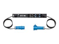 Eaton ePDU G3 IL 0U – 3700 W – Metered, IEC Klasse 1, LCD – Rackmount 0U, IEC 60309 16A×1, 3 m Kabel – Schwarz