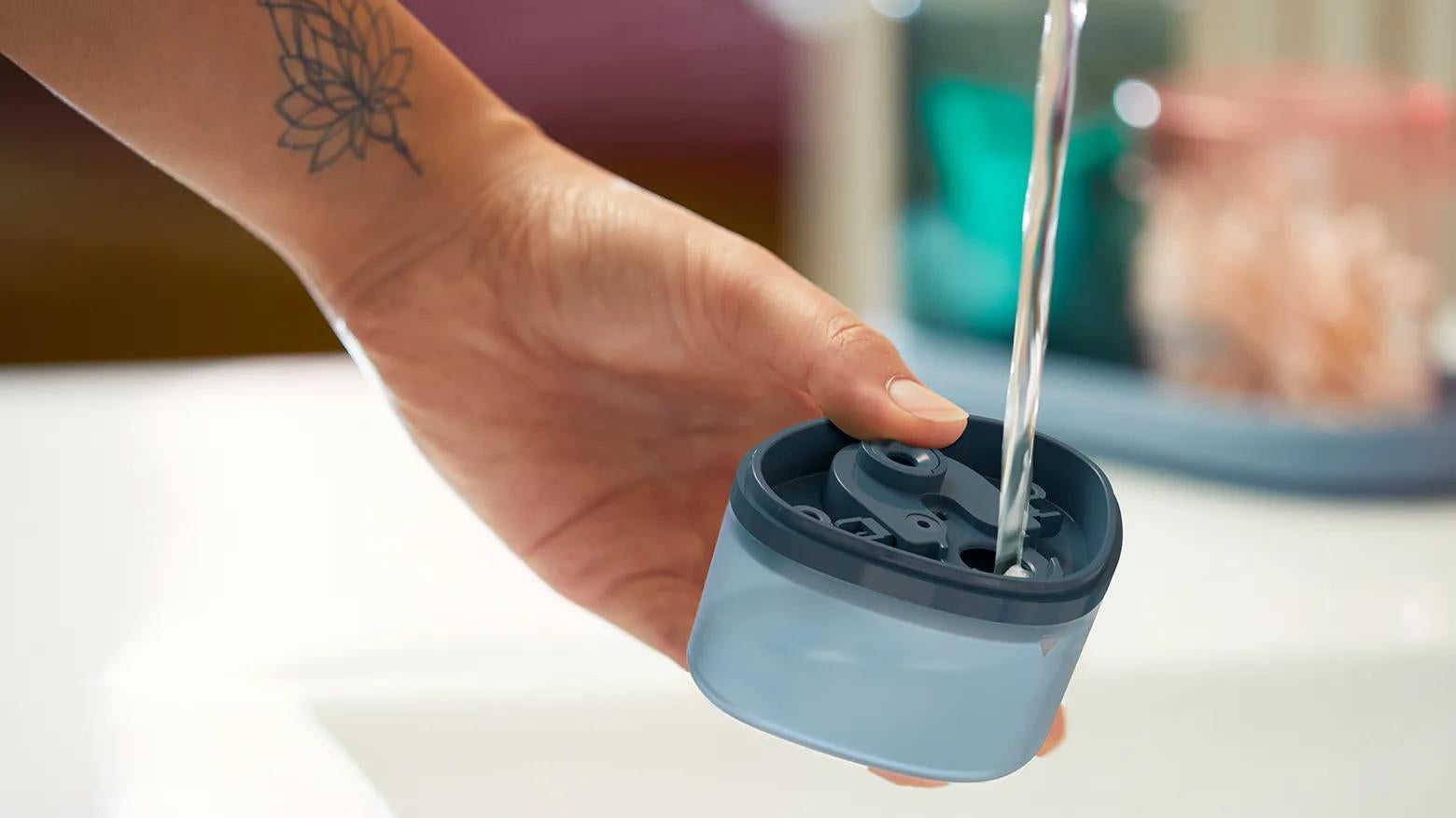 Philips Dampfbürste 3000 Serie STH3000/20 – blau, Kunststoff, 9,5 × 20,5 × 1,7 cm, 20 g/min