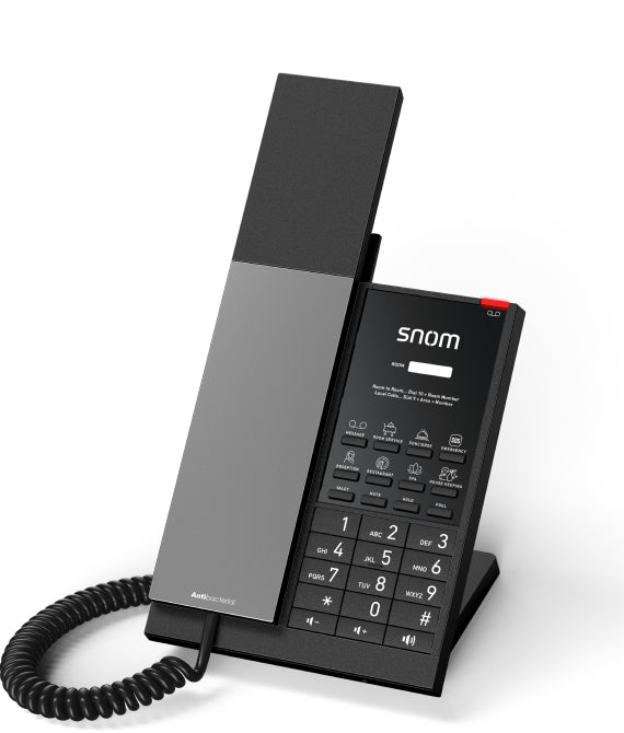 Snom HD350W – WLAN-Telefon, WLAN, PoE, Schwarz