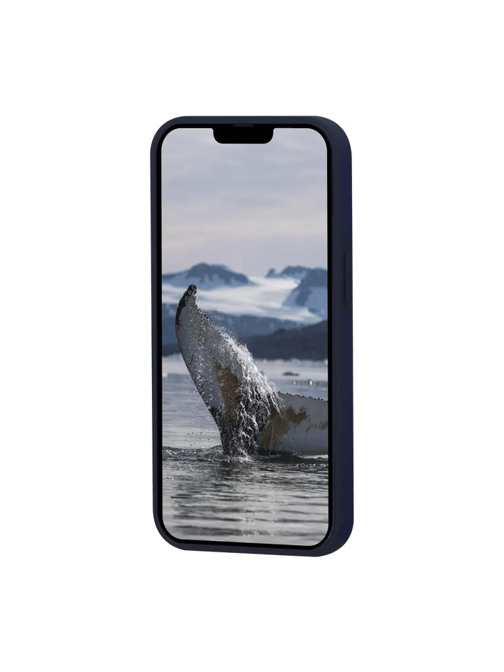 dbramante1928 Iceland Ultra – Backcover – für Apple iPhone 14, Recycling-Kunststoff, blau, bis 4 m sturzsicher