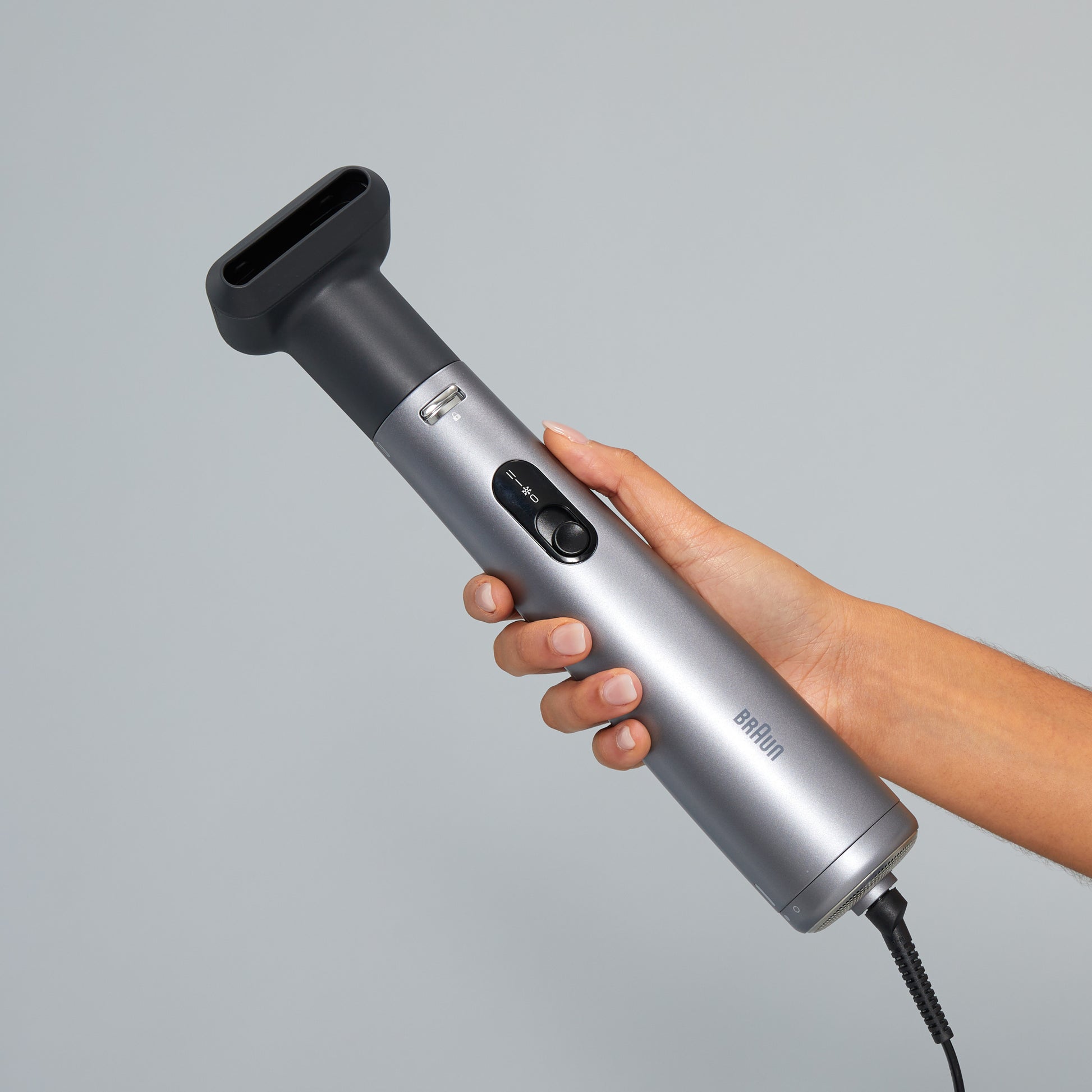 Braun Heissluftbürste AS 4.3 – 1000 W, 3 Stufen, 2,2 m Kabel – Schwarz/Silber