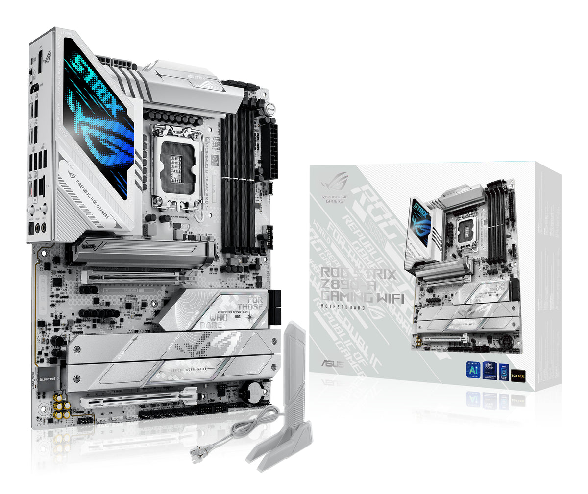 ASUS ROG STRIX Z890-A GAMING WIFI – Mainboard – LGA 1851, Intel Z890, ATX, DDR5