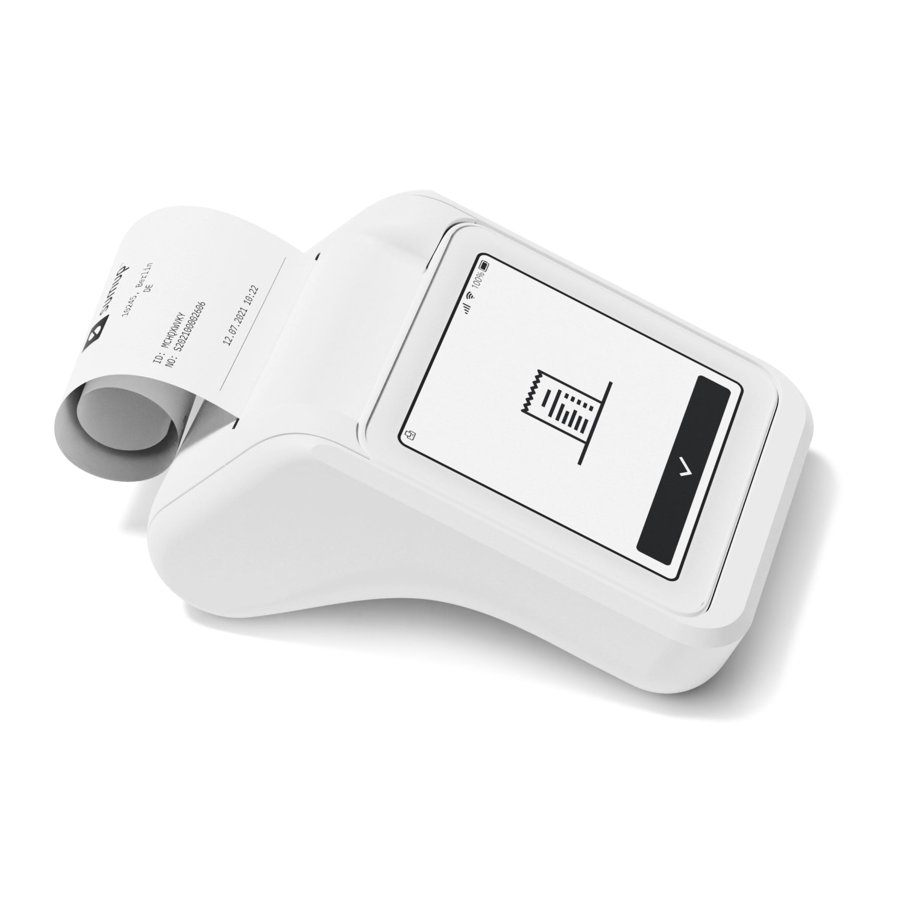 SumUp Solo – Mobiles POS-Terminal – WLAN, 4G, NFC – Weiss