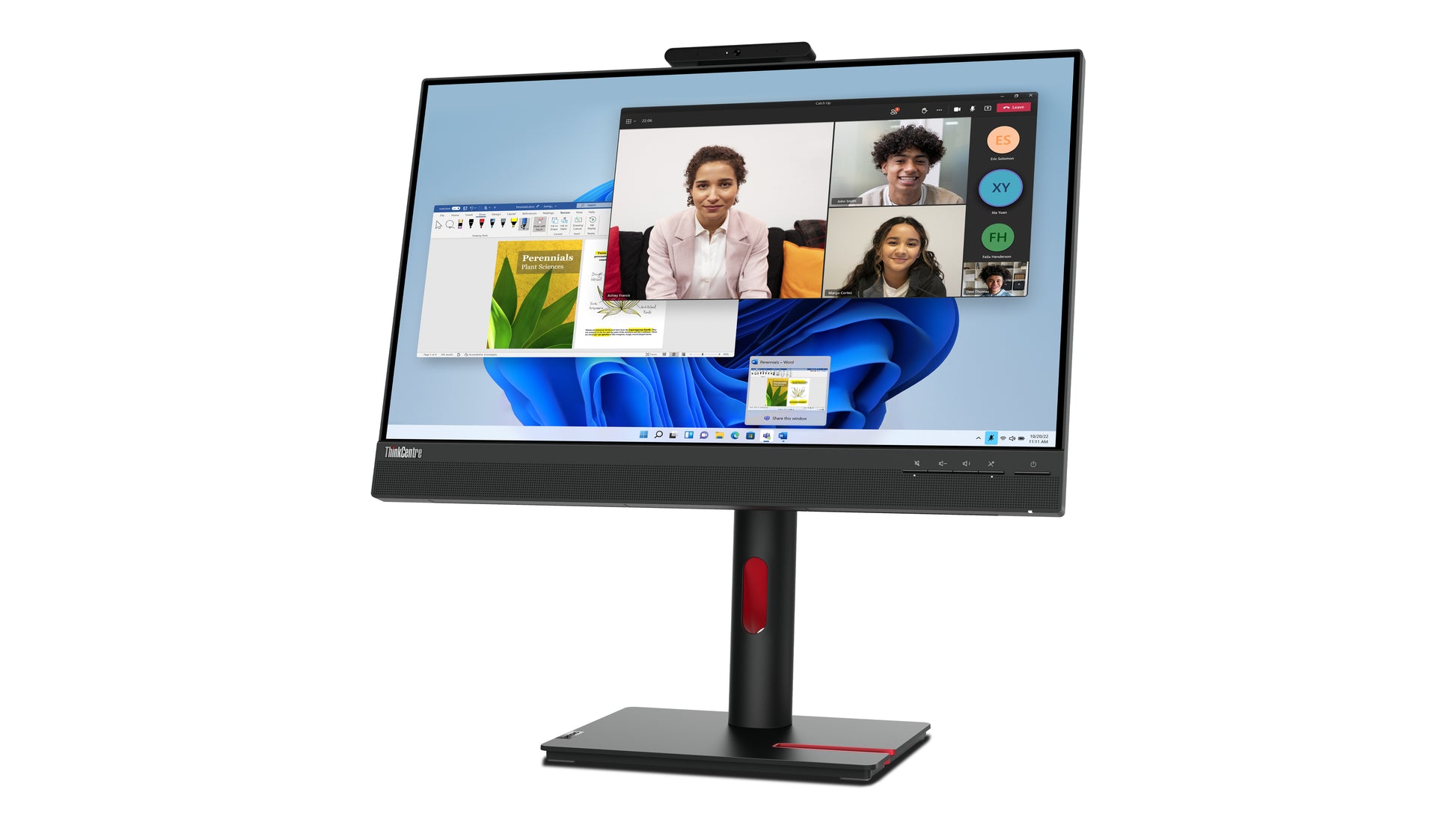 Lenovo Thinkcentre Tiny-In-One 24 – Monitor, 23,8" 1920 × 1080 (Full HD), LED, Schwarz