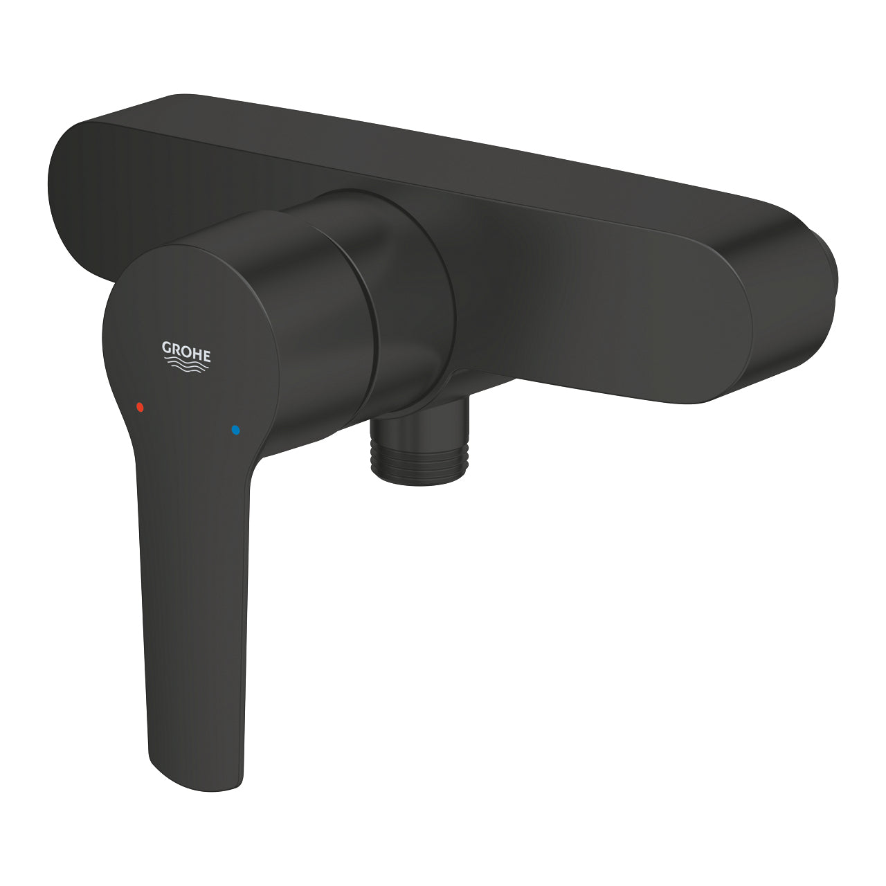 GROHE Start Badebatterie (Unterputz) – 15,3 cm, Metall, Schwarz