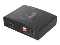 Lindy HDMI-Audio-Extractor, 4K, TOSLINK/Koax, 3,5 mm Klinke