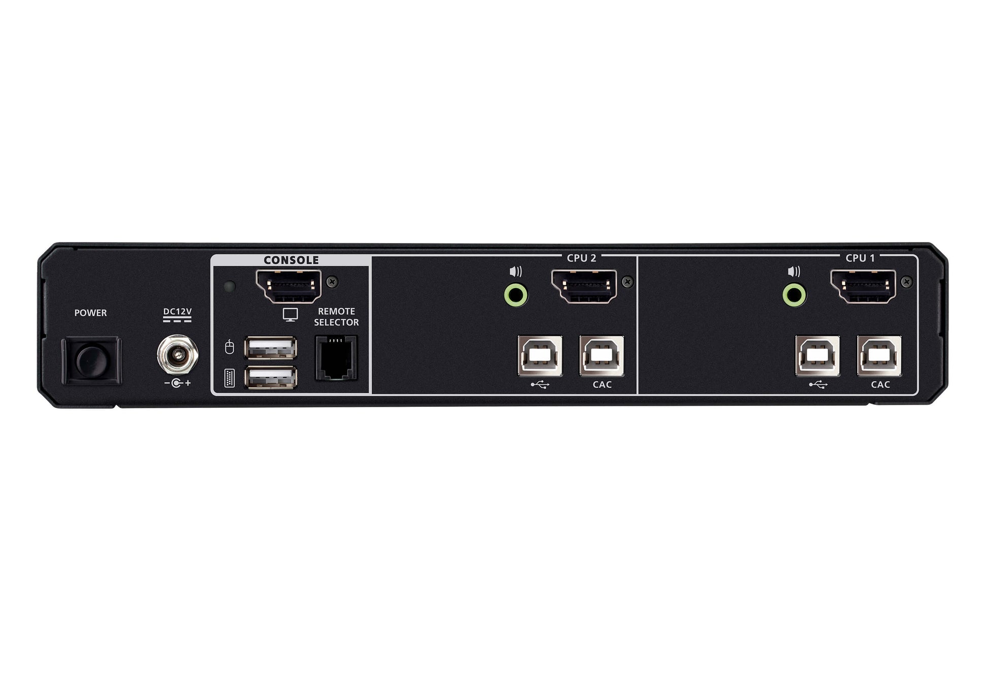 ATEN CS1182DPH4C – KVM-Switch – 2-Port, DP/HDMI – 5120 × 2880 @ 60 Hz, Audio
