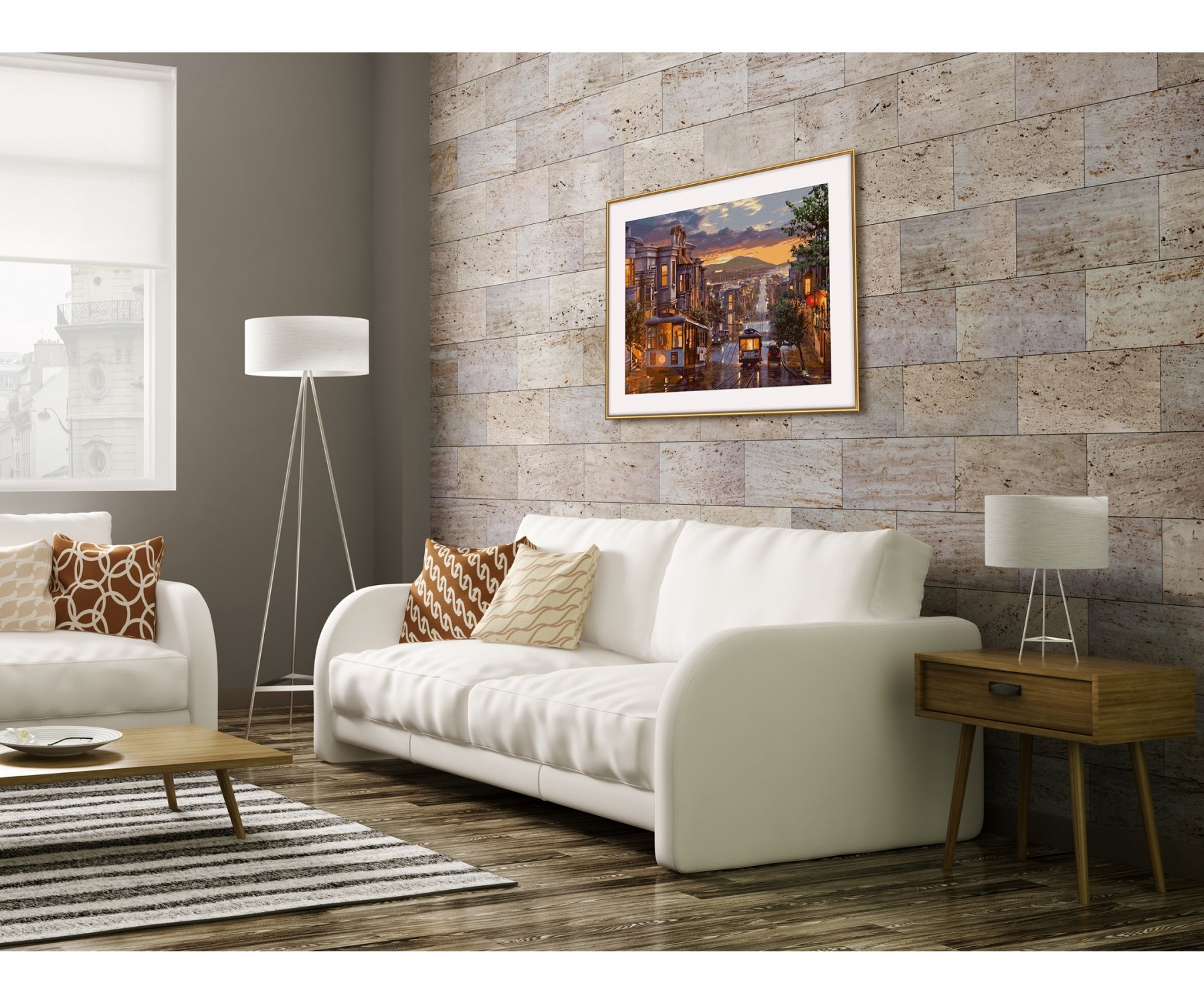 Schipper Malen-nach-Zahlen-Set – Abendstimmung in San Francisco – 50 × 40 cm – 35 Farben – ab 14 Jahren