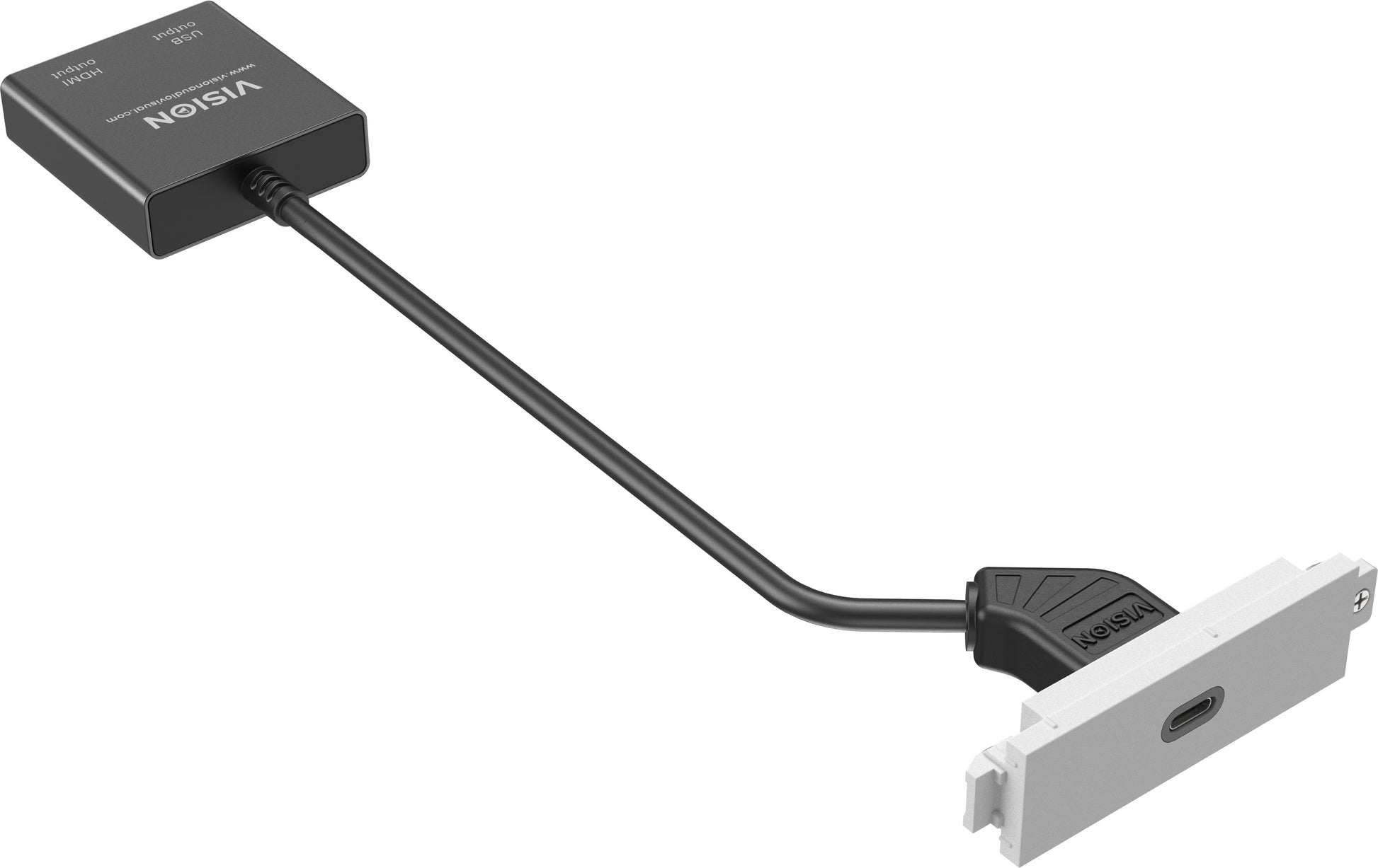 Vision TC3 – USB-C Modul, 1× USB-C, USB 3.2 Gen 1, Weiss