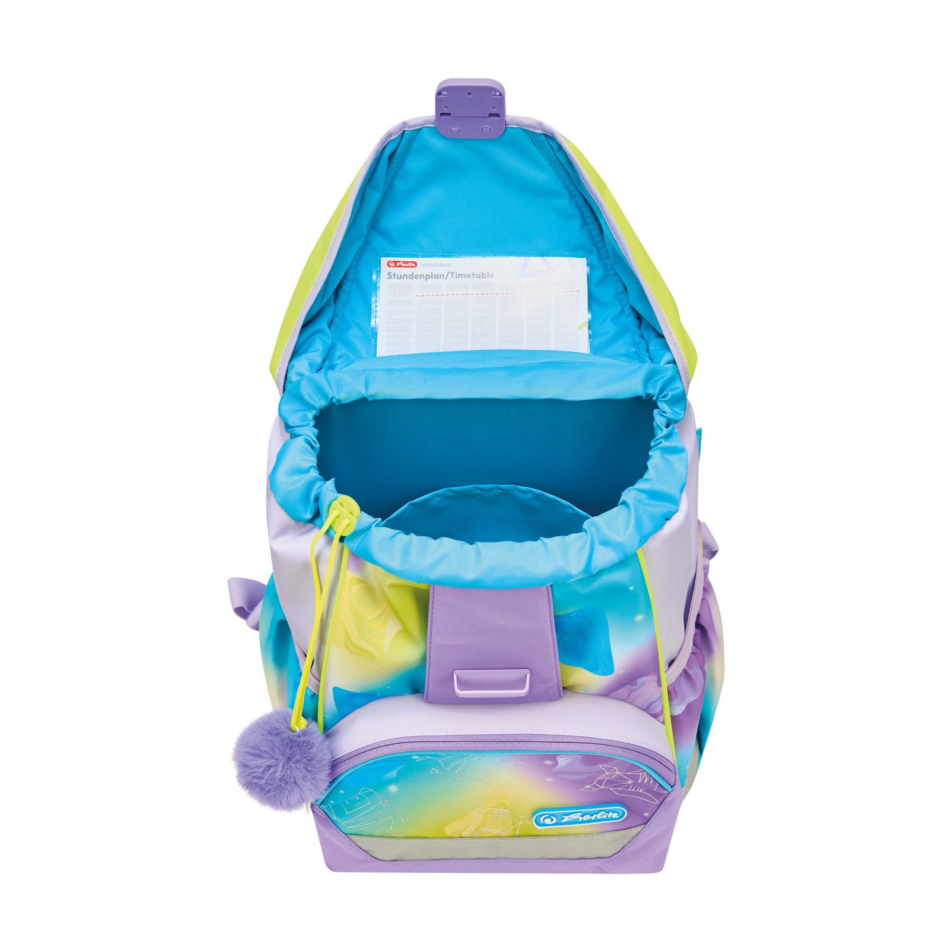 Herlitz UltraLight XL Plus – Schulrucksack-Set 4-teilig, Monster, 22 l, 32×39×25 cm
