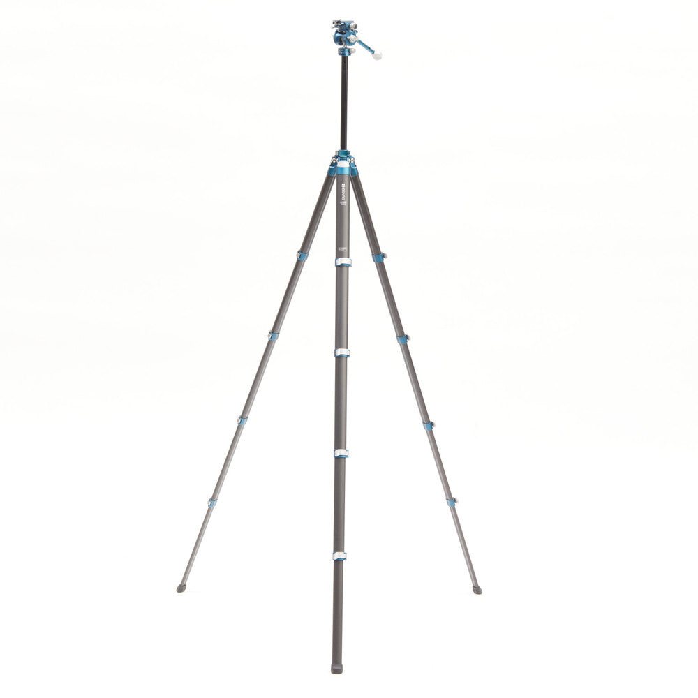 Benro TCBC15FS20PROC Carbon Stativ Kit – bis 152 cm, Traglast 4,5 kg – 43 cm eingefahren, 1,05 kg – Schwarz