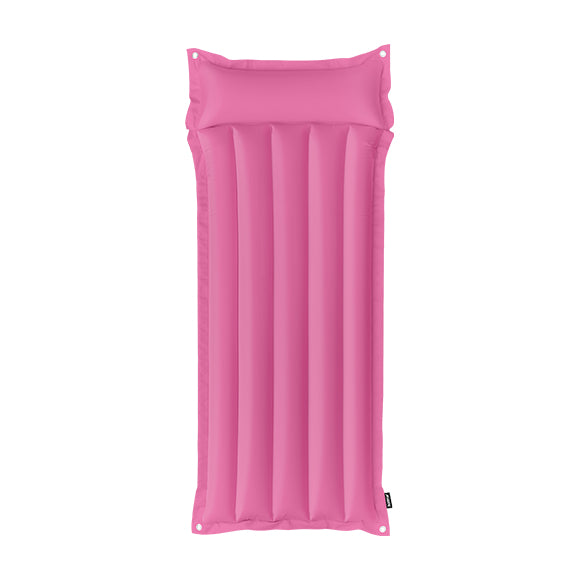 Kolma Luftmatratze – mit Kissen, Sicherheitsventil, faltbar – 188 × 78,5 cm – pink – Polyester/PVC – 1 Stk.