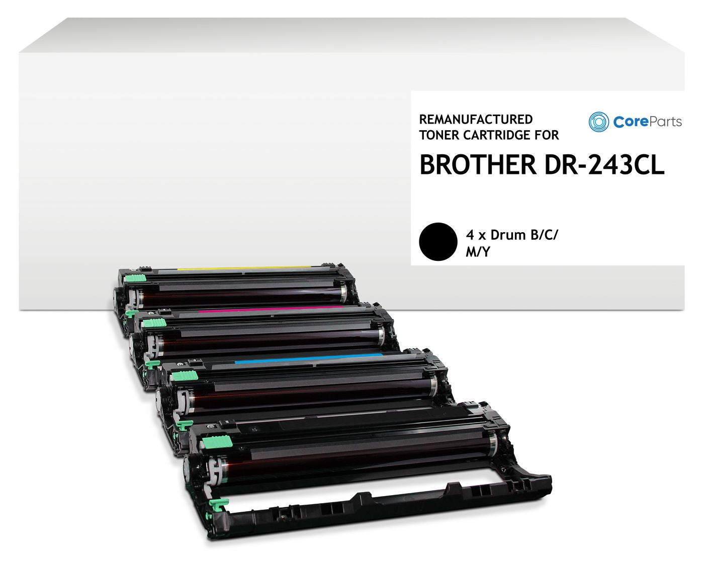 CoreParts Kompatible Bildtrommel CMYK – bis zu 18'000 Seiten