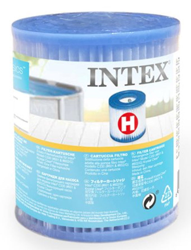 Intex Filterkartusche Typ H – rund – Kunststoff – weiss – für Intex 28601, 28602 – 1 Stk.