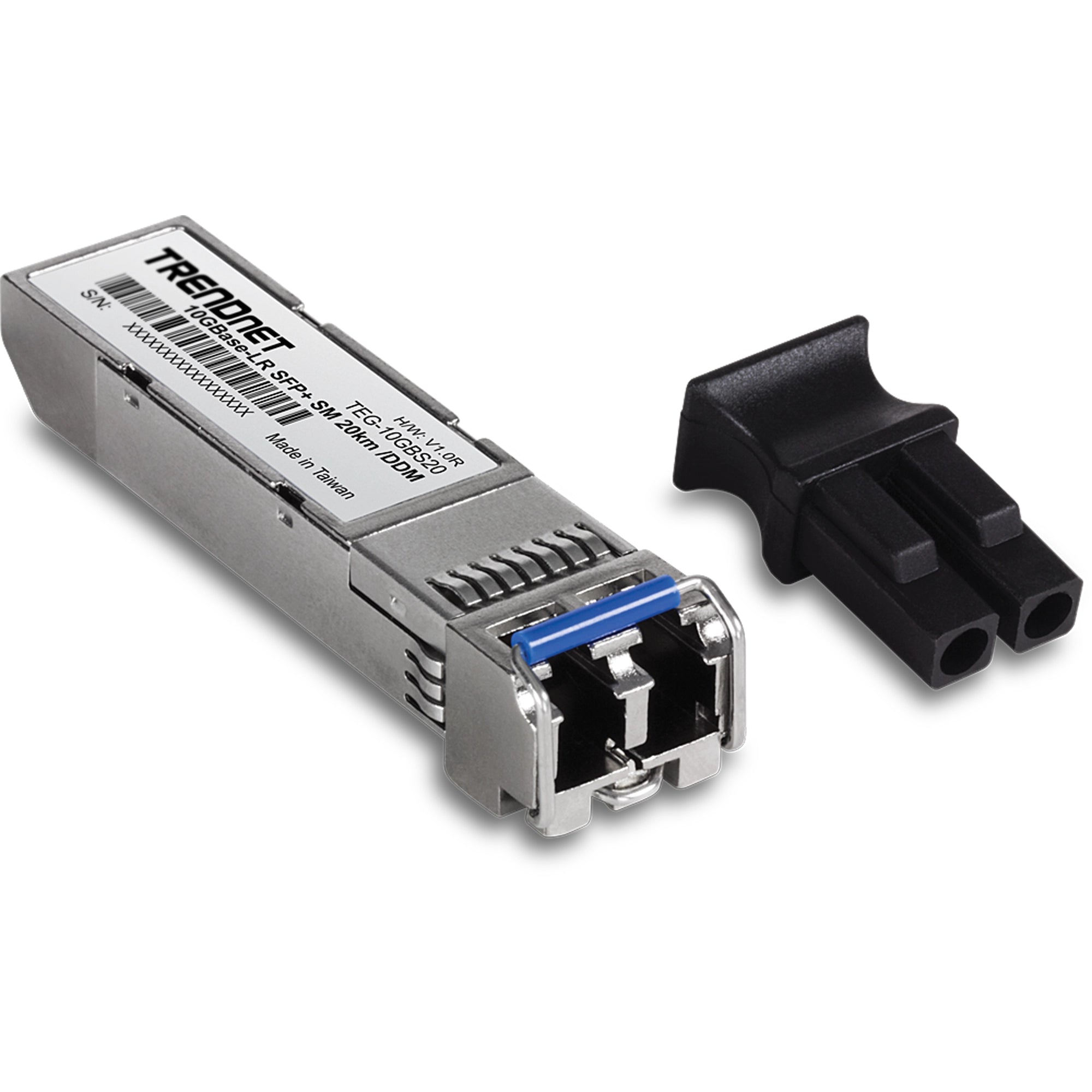 TRENDnet TEG-10GBS20 – 10G SFP+ Singlemode, Duplex-LC Transceiver, 20 km, 1310 nm, DDM