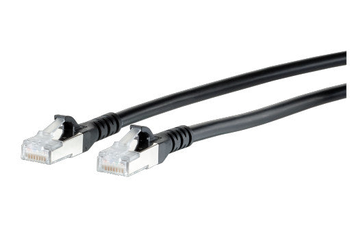 METZ CONNECT Patchkabel – Cat6A S/FTP (PiMF), 70 m, schwarz, LSOH, RJ-45