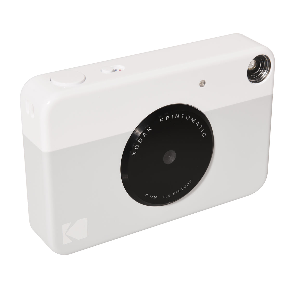 Kodak Printomatic – Kompaktkamera, Fotopapier 50,8×76,2 mm, akkubetrieben, grau