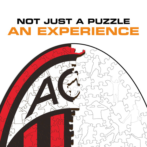 Iconic Puzzles Puzzle AC Milan Logo – 150 Teile – 19 × 30 cm – ab 10 J.