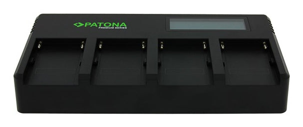 PATONA Premium 4-fach Ladegerät – für Sony F-Serie (F960, F970)