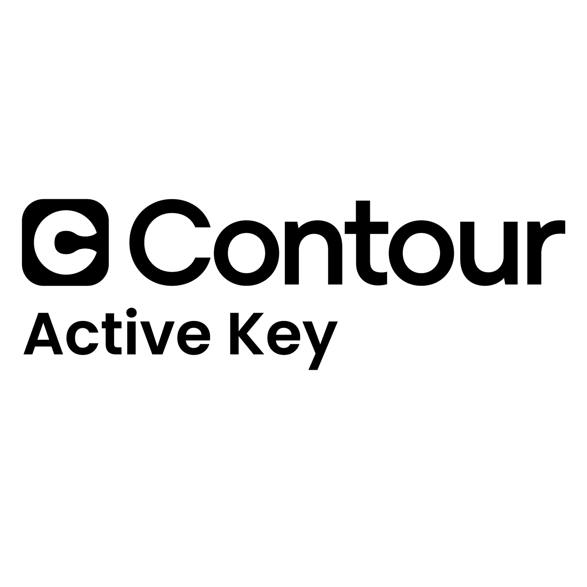 Contour Design Active Key – Silikon-Tastatur – IP68, desinfizierbar – USB-A verkabelt – QWERTY (US) – Weiss