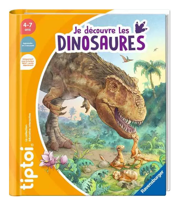 Ravensburger Lernbuch – Ich entdecke die Dinosaurier, Französisch, ab 4 Jahren