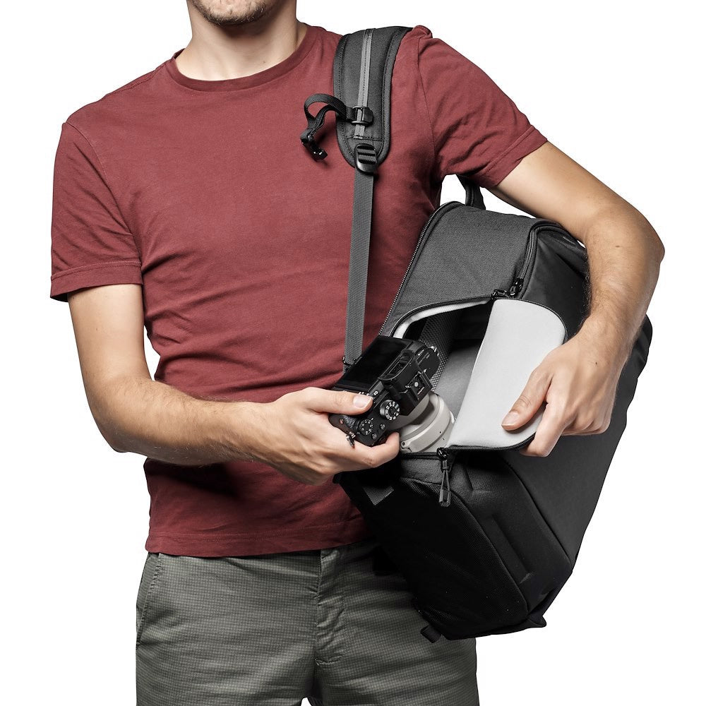 Lowepro Flipside 300 AW III Kamerarucksack – 17 l, Platz für 3 Objektive, Notebook bis 33 cm (13″), Regenhülle