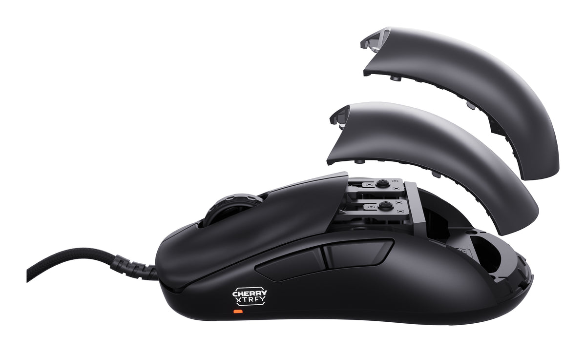 CHERRY XTRFY M42V2 – Gaming-Maus – Kabelgebunden (USB-A), 6200 DPI, Rechts, Schwarz