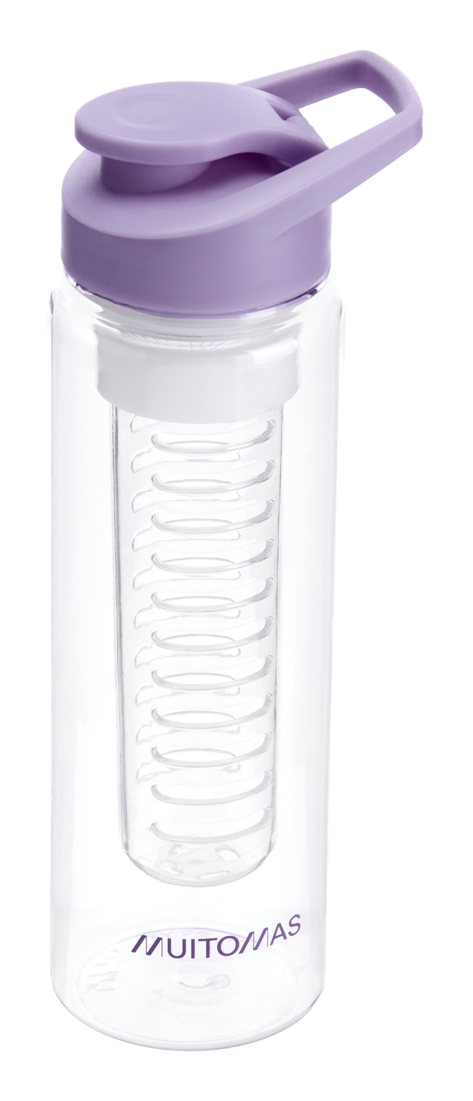 Muitomas Trinkflasche 700 ml – Kunststoff, Schraubdeckel, Lila