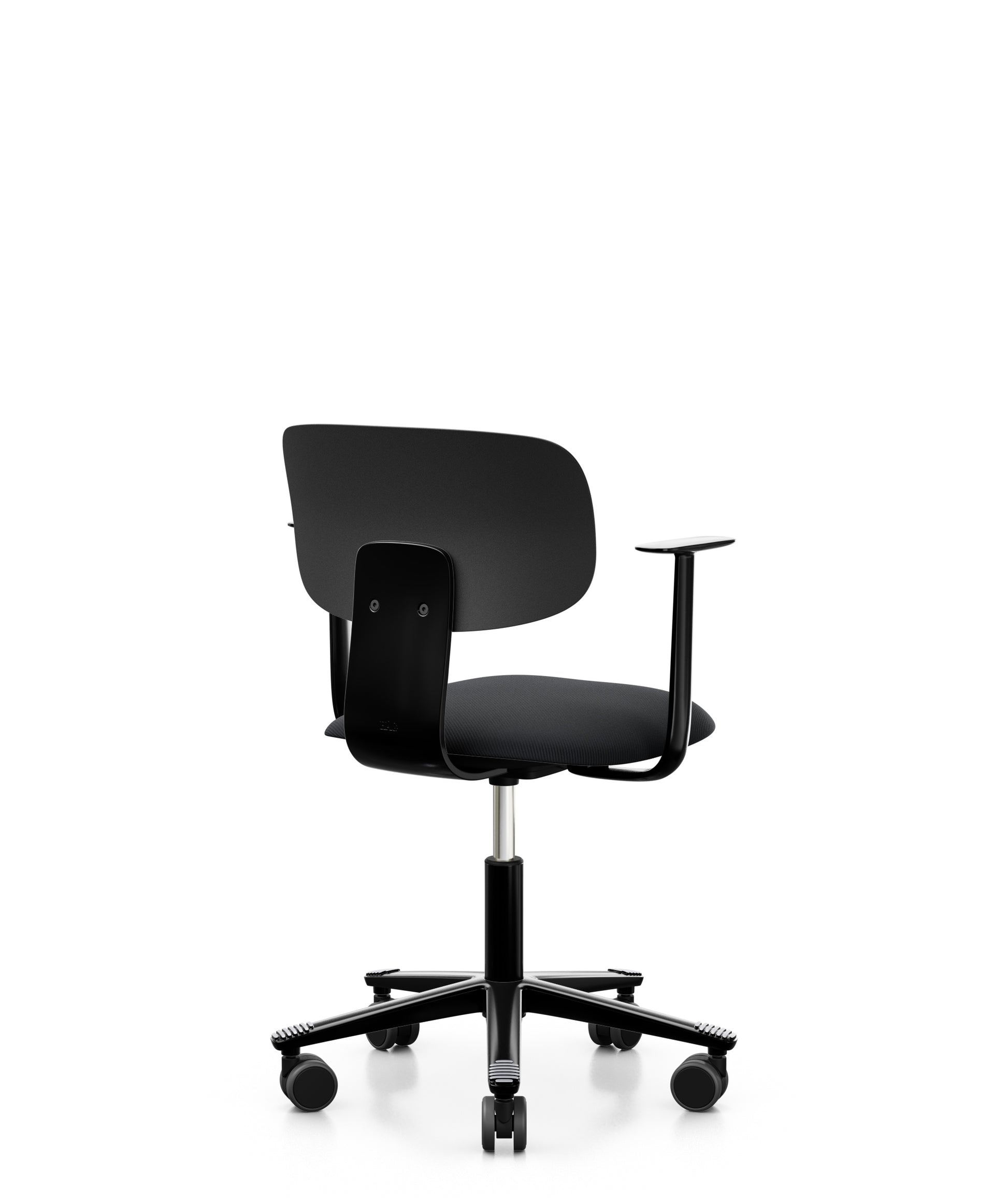 HÅG Bürostuhl Tion 2140 – Gesamthöhe 79,3 cm, Aluminium-Fuss, Schwarz