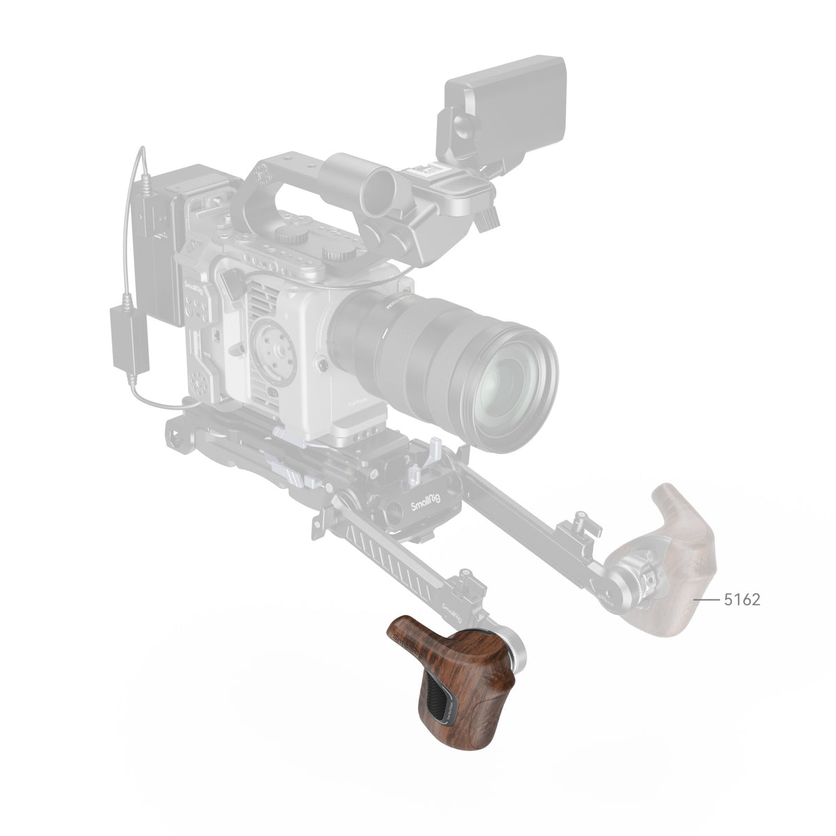 SmallRig ImageGrip 5193 Handgriff für Digitalkamera – Aluminium/Holz, 96 × 100,5 × 86,8 mm – für alle Kameras