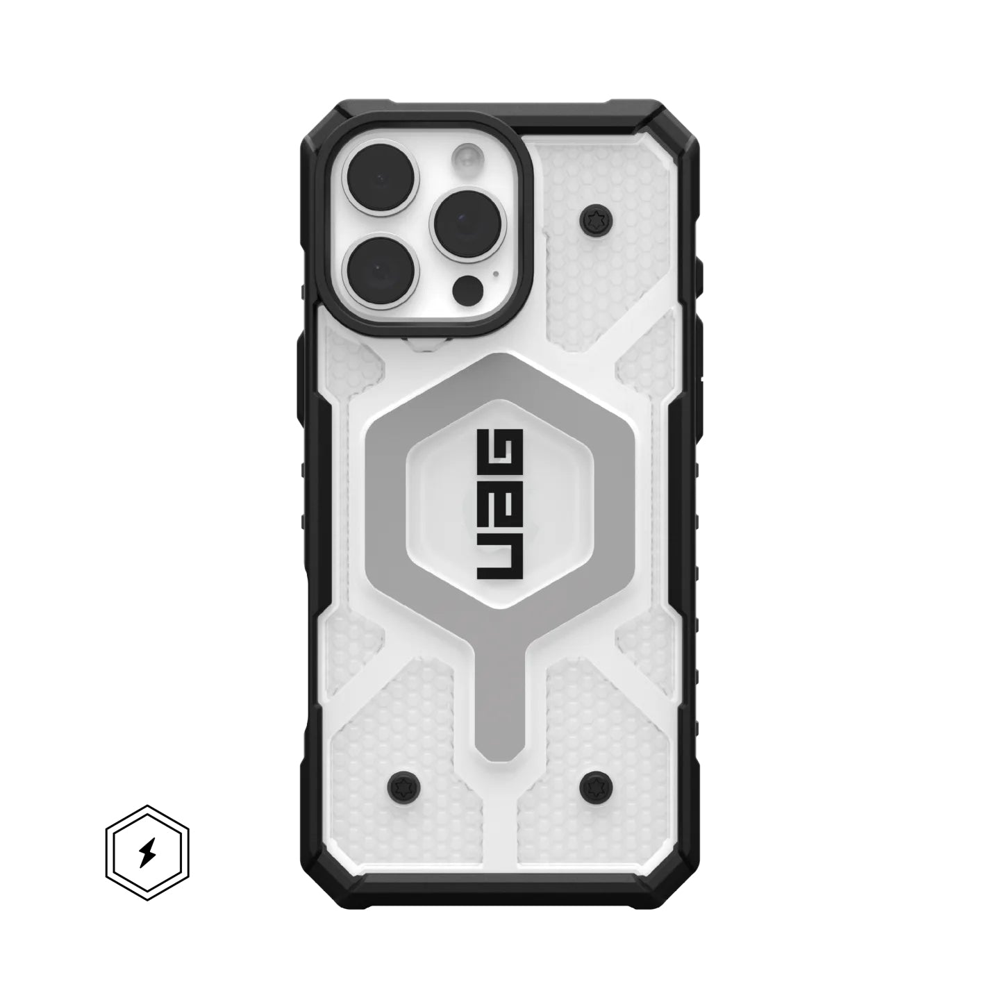 Urban Armor Gear UAG – Pathfinder Backcover – für Apple iPhone 16 Pro Max – transparent – TPU, MagSafe kompatibel