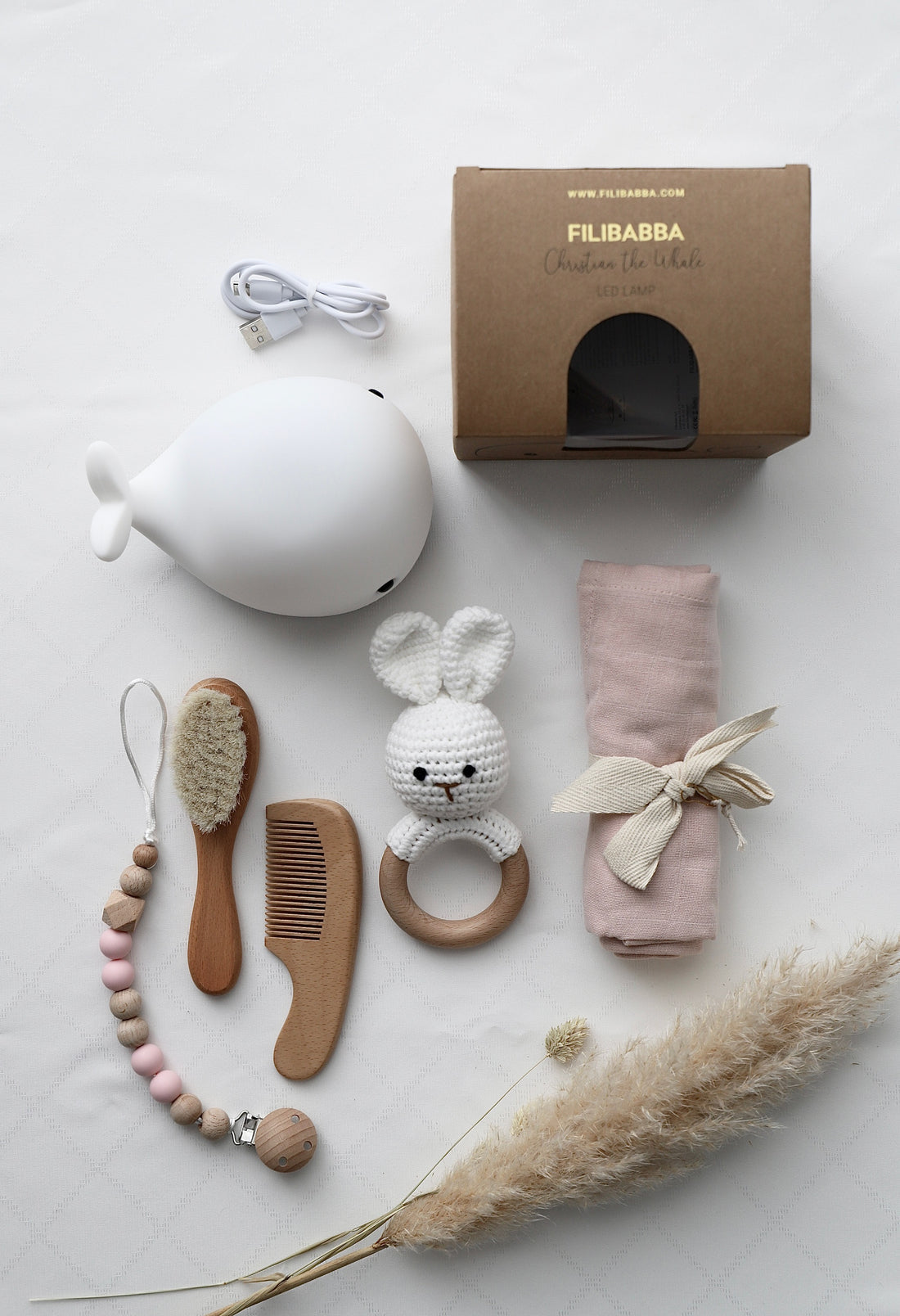 OYKAMI Geschenkbox – Rosa, Weiss