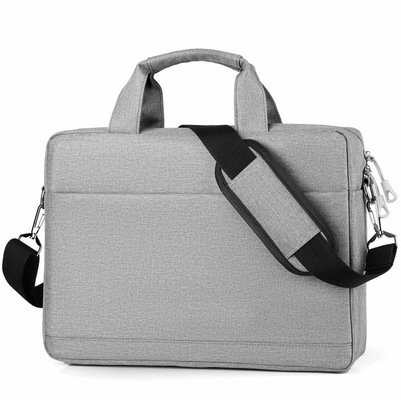 eSTUFF Notebook-Tasche 15,6" – Abnehmbarer Schultergurt, Trolley-Haltegurt – Grau