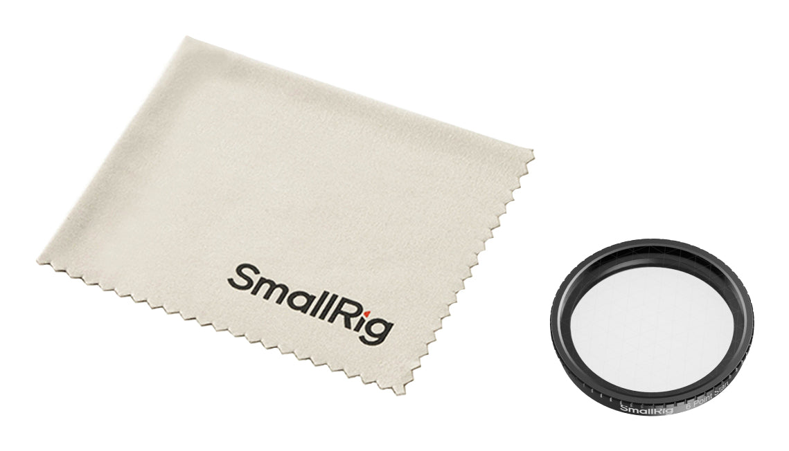 SmallRig 5839 Kreuzfilter – 6-Punkt – für Osmo Action 5 Pro, Osmo Action 4 – Schwarz