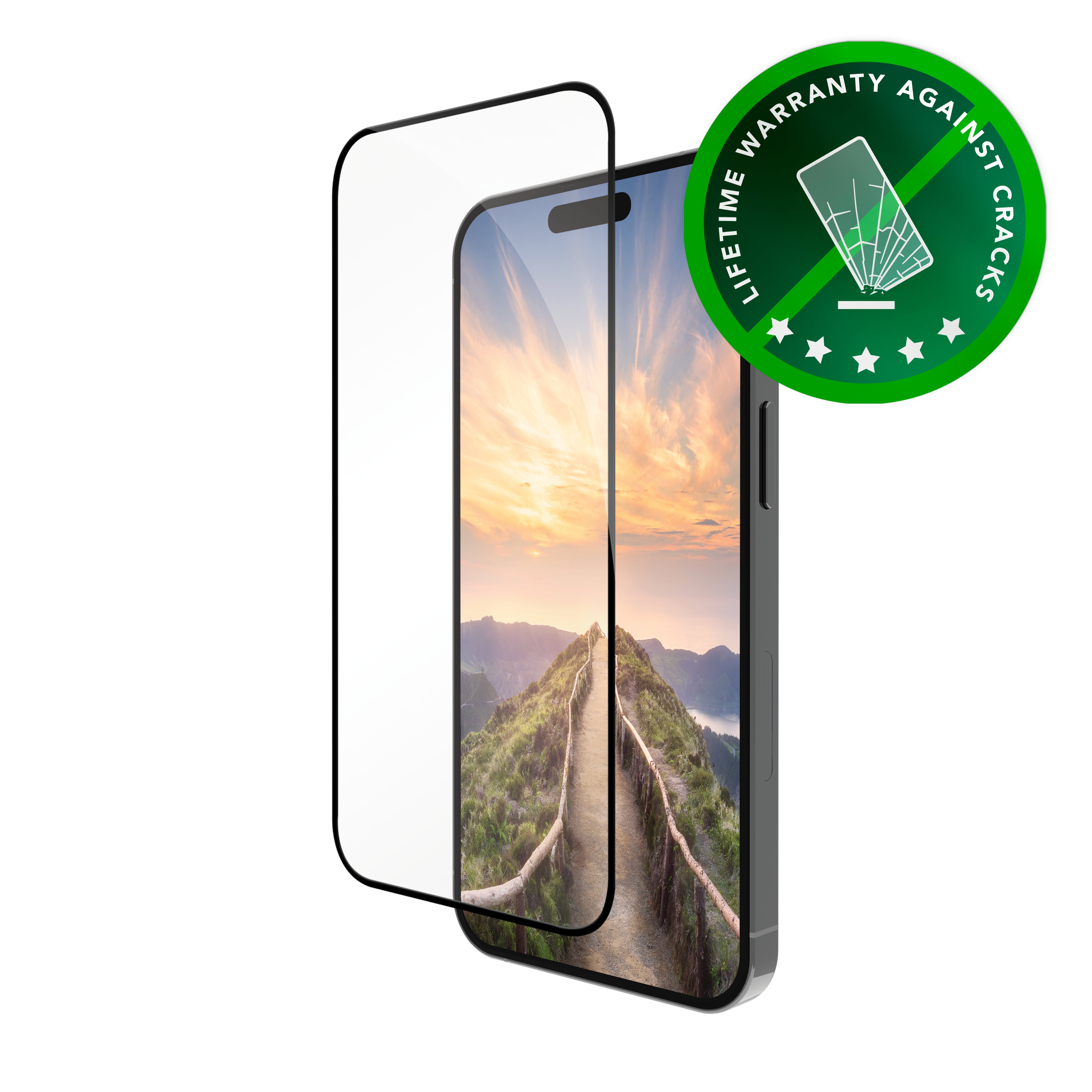 dbramante1928 Displayschutz (Folie), Antibakteriell – für iPhone 16 Pro