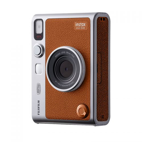 Fujifilm Instax Mini Evo – Sofortbildkamera Instax Mini, Braun