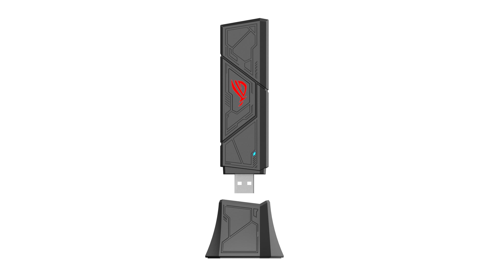 ASUS ROG USB-BE92 USB-WLAN-Adapter – Wi-Fi 7 (802.11be) Tri-Band, bis 6500 Mbit/s, USB 3.2 Gen 1 – für PC