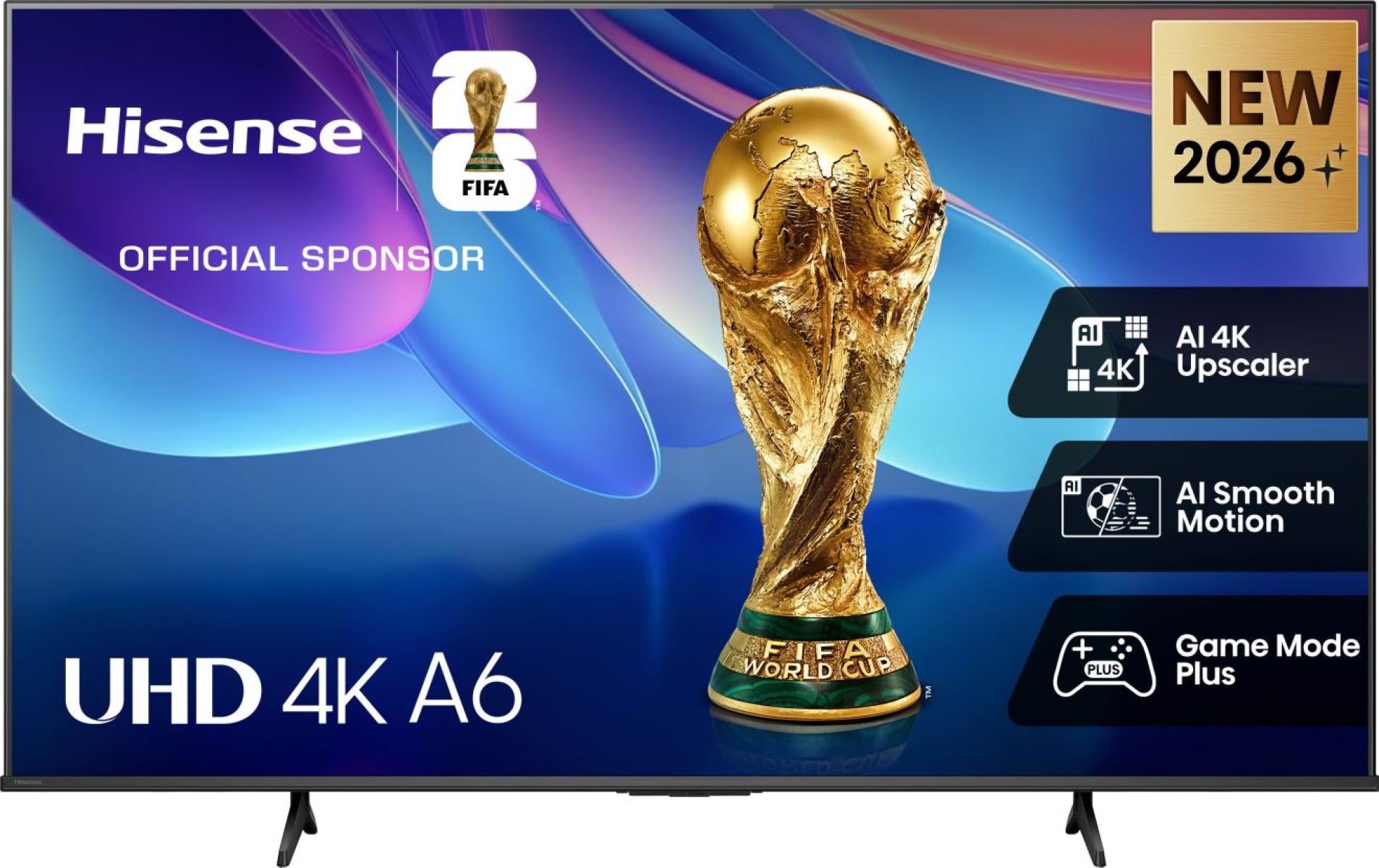 Hisense 50A6S – 50" TV – 4K UHD – LCD (Direct-LED) – VIDAA U9.5 – 60 Hz – Dolby Vision