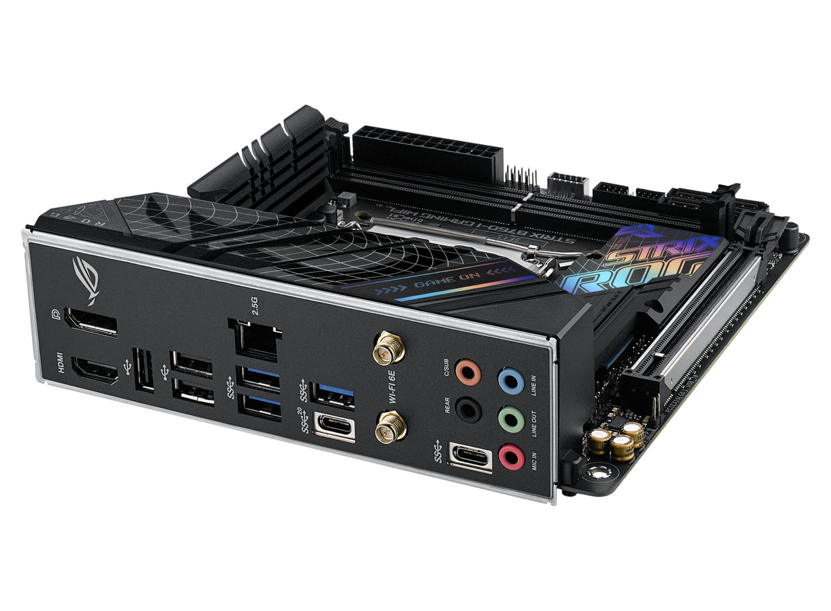 ASUS ROG STRIX B760-I GAMING WIFI – Mainboard – LGA 1700, Intel B760, mini ITX, DDR5
