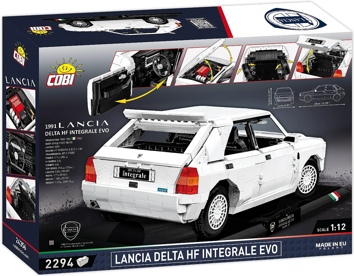 COBI 3D Puzzle Lancia Delta HF Integrale EVO – 2294 Teile – 14 × 33 × 12,5 cm – ab 10 J. – Kunststoff