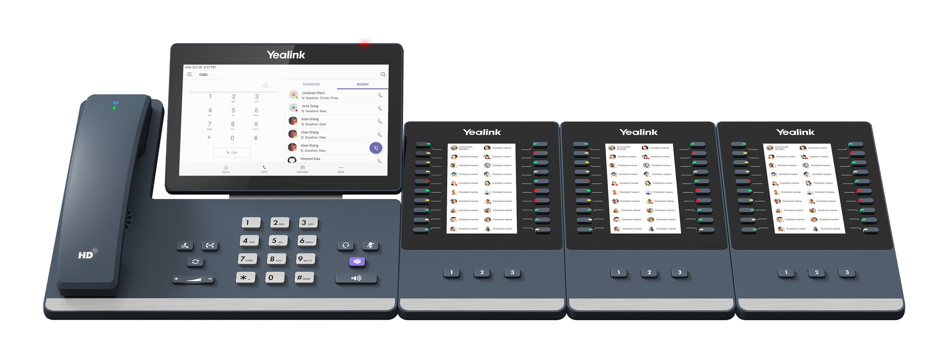 Yealink MP58 – WLAN-Telefon (Handgerät), für Microsoft Teams, Weiss