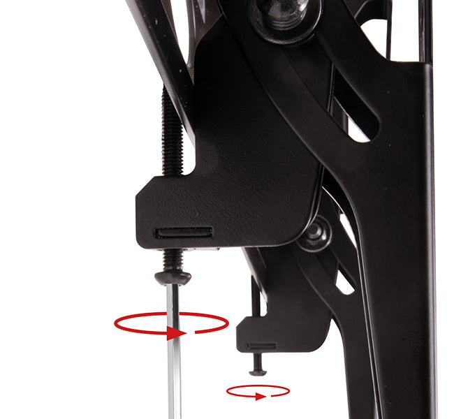 B-Tech Deckenhalterung – 39–65" – VESA 400×400–600×400 – bis 50 kg, Teleskopmast, neigbar – BT8424