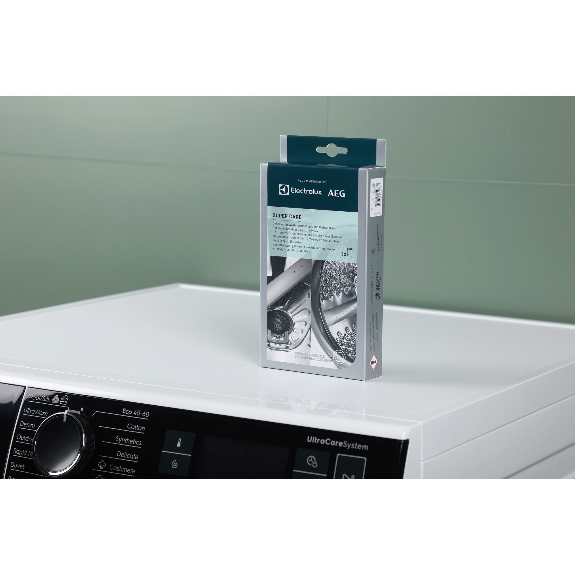 Electrolux M2GCP101 Entkalker für Geschirrspüler – Pulver, Box – 2 Stk.