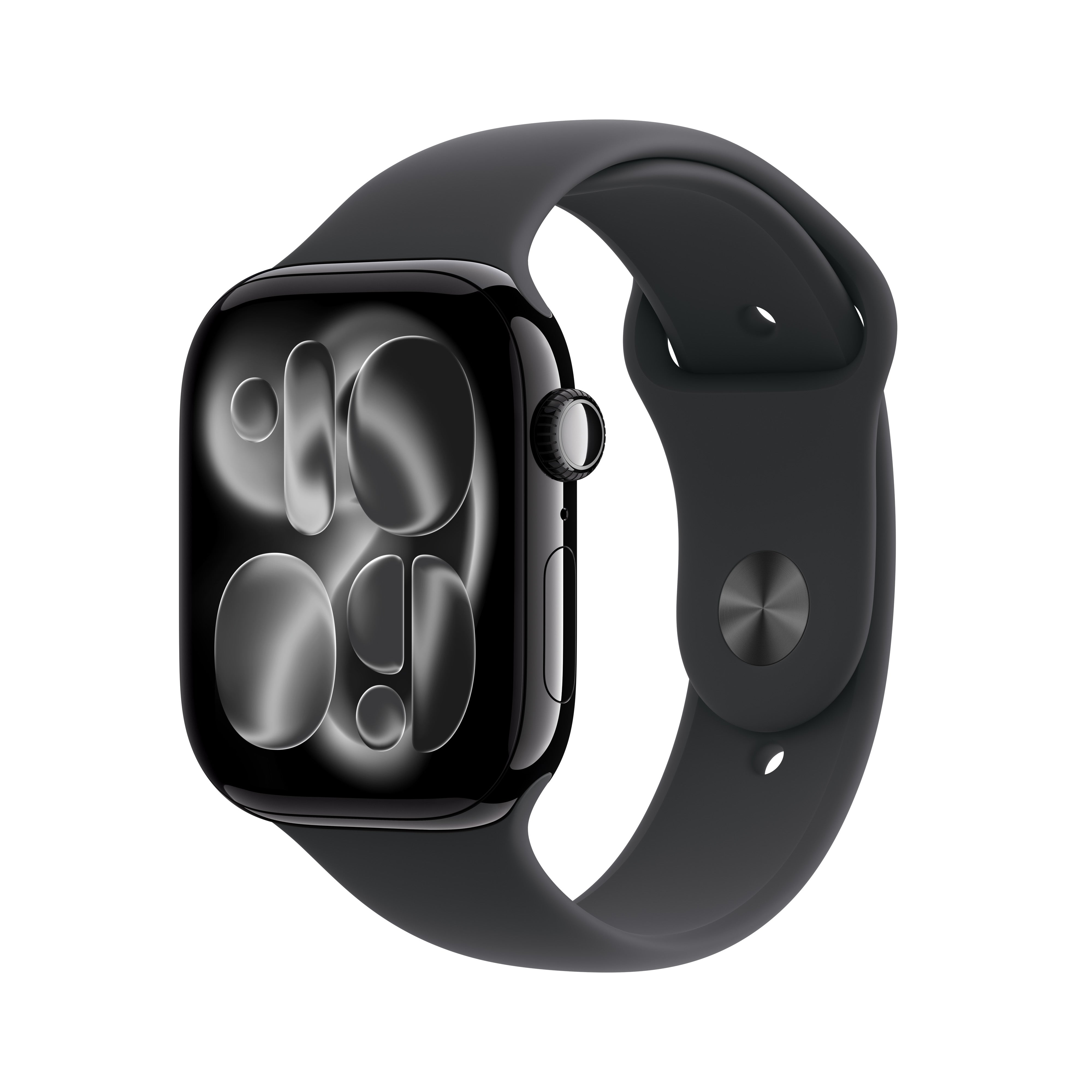 Apple Watch Series 11 46 mm GPS + Cellular – Aluminium Schwarz, Sportarmband, M/L, 50 m, für iPhone